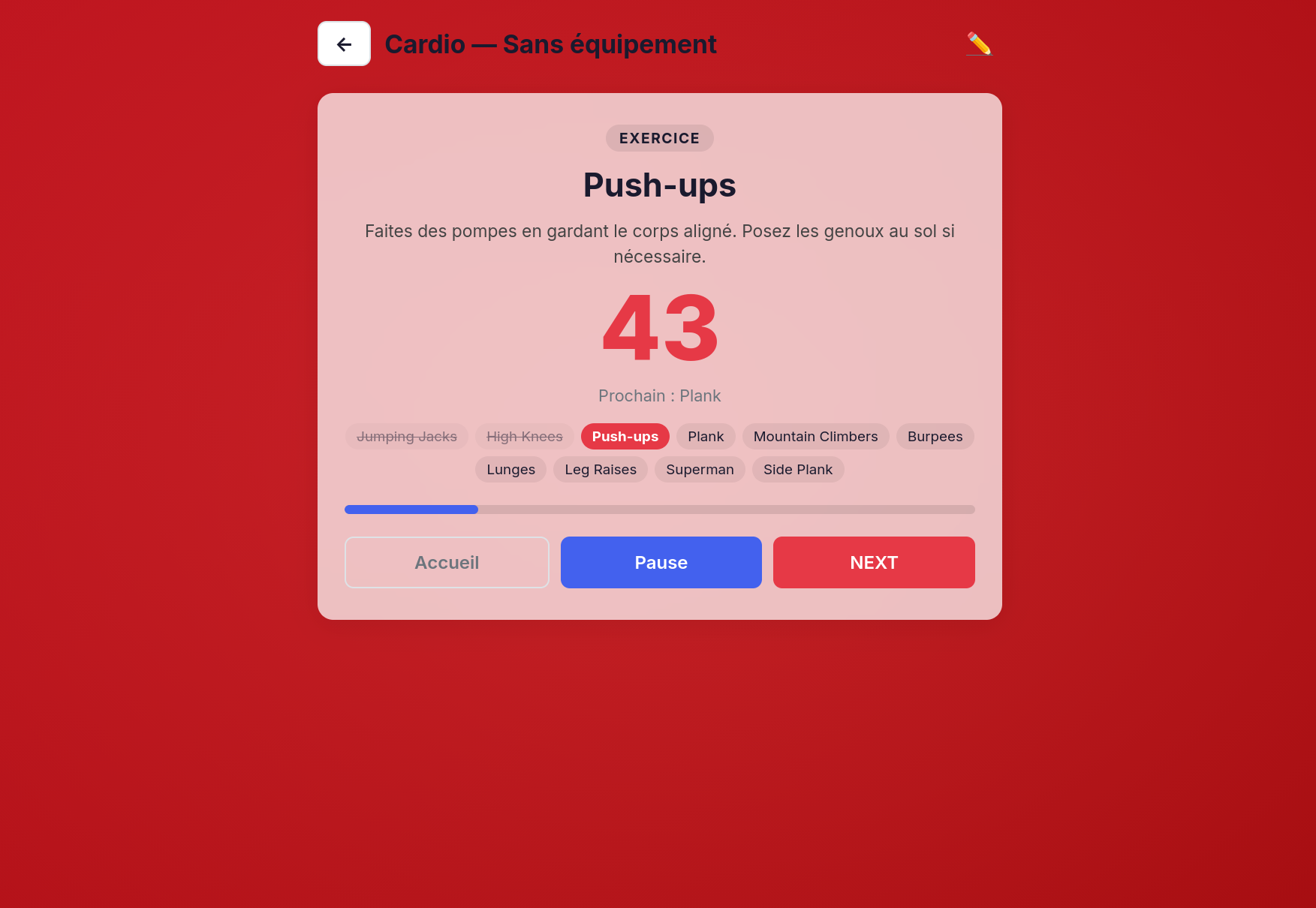 HIIT Training screenshot 2